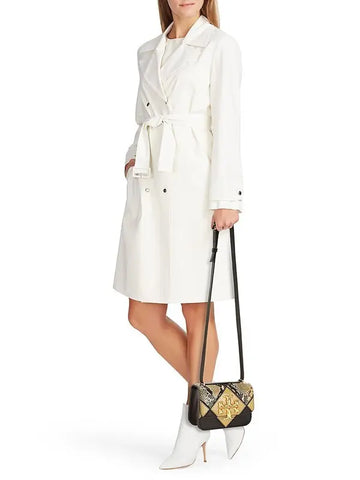 Tory Burch Eleanor Exotic Diamond Quilted Leather Shoulder Bag