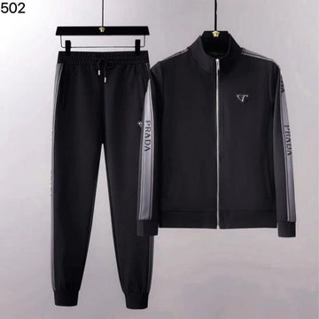 Prada Milano Steel Logo Imported Tracksuit