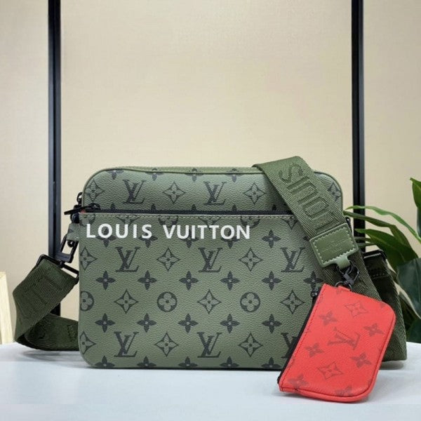 LV M69443 Virgil Abloh Trio Messenger Multi Crossbody Bag With OG Box & Dust Bag - LABLEWHORE.COM