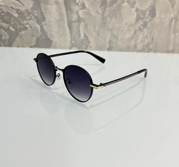 Cristian Dior Black-Gold Luxury Shade Sunglasses