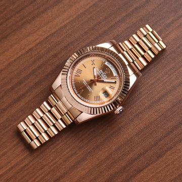 Rolex DateJust 41 Rose Gold Watch