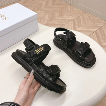 Christian Dior Dioract Black Sandal