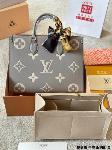 LOUIS VUITTON ON THE GO ORGANISER TOTE BAG
