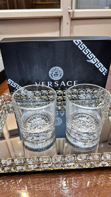 EXCLUSIVE VERSACE CRYSTAL WHISKEY GLASS π₯