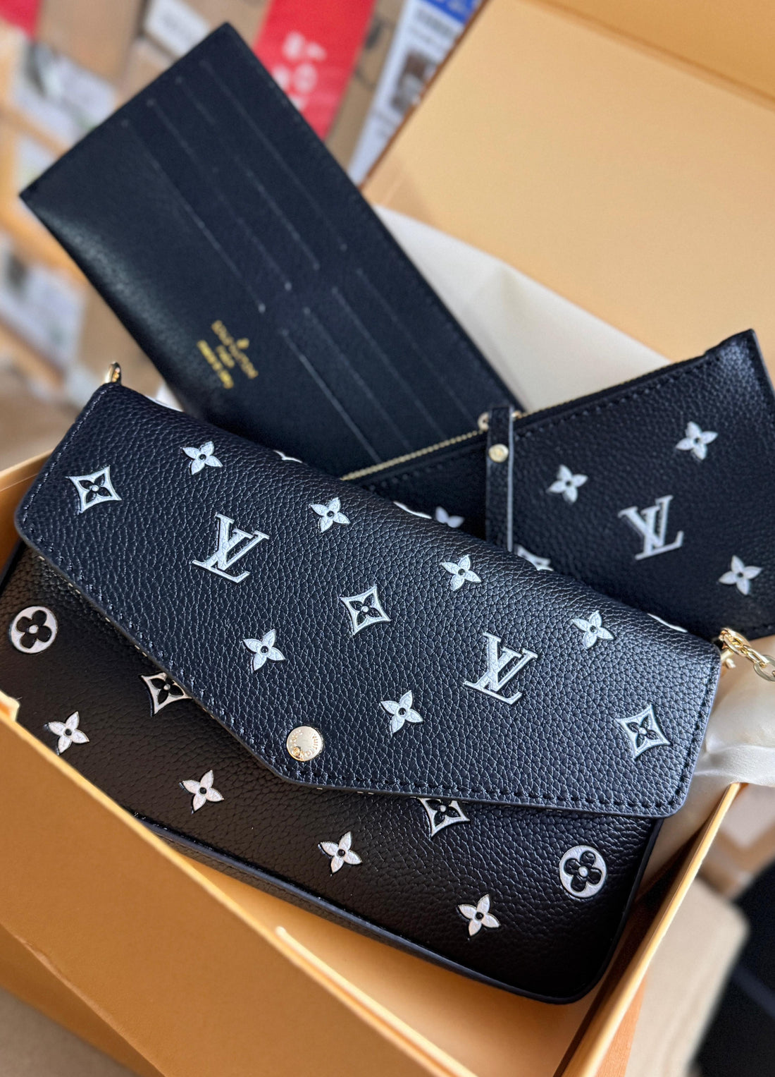 Louis Vuitton Emboss Latest  Felicie Series