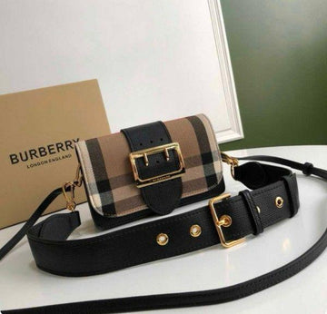 BURBERRY SMALL BUCKLE CROSSBODY BAG