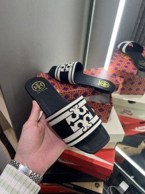 Tory Burch Double T Slide With OG Box