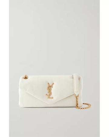 SAINT LAURENT CALYPSO PADDED LEATHER SHOULDER BAG