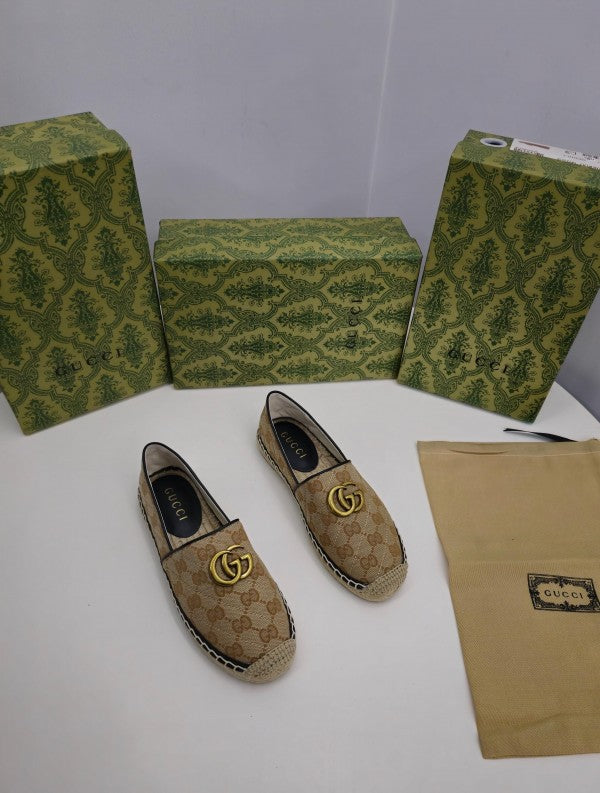 Gucci GG Espadrilles Shoes Box & Dust Bag