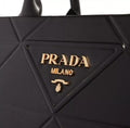 Prada Leather Symbole Tote Bag With Dust Bag - LABLEWHORE.COM