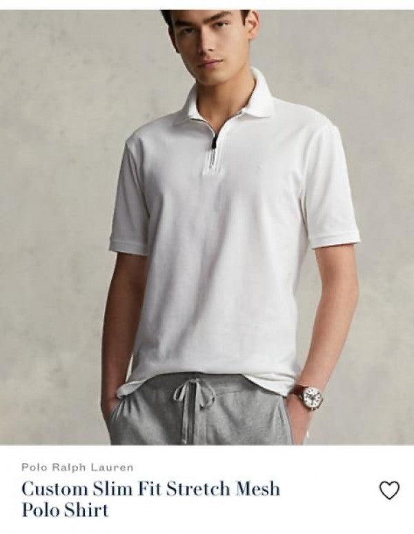 Ralph Lauren Embroidery Logo Premium Classic Polo T-Shirt