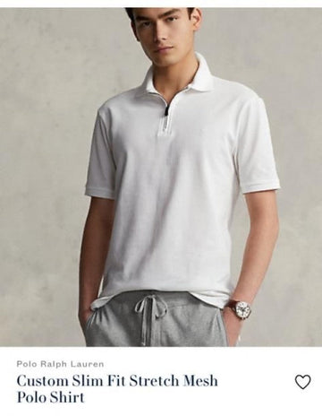 Ralph Lauren Embroidery Logo Premium Classic Polo T-Shirt