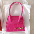 Jacquemus Le Chiquito Croco Small Handbag With OG Box & Dust Bag - LABLEWHORE.COM