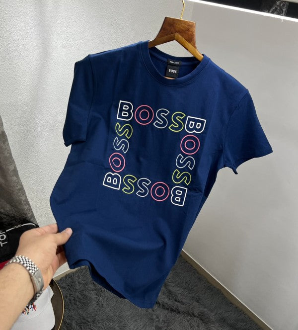 Hugo Bos s  Logo Print Premium T-Shirt