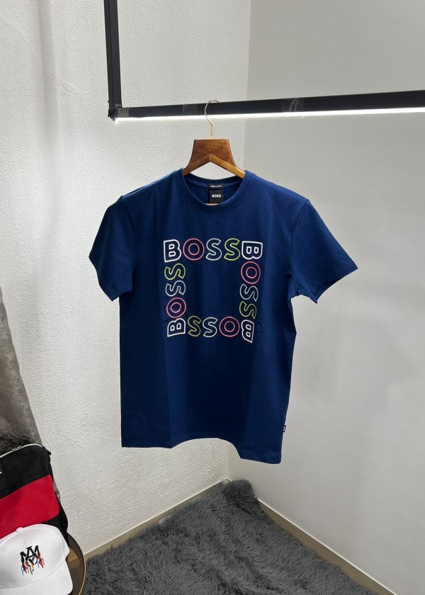 Hugo Bos s  Logo Print Premium T-Shirt