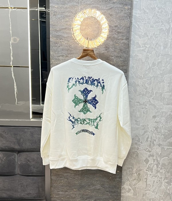 Cromat Logo Print Imported Oversized Pull Over