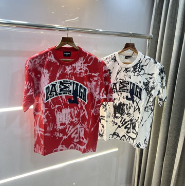 Balenciaga All Over Printed Imported Oversized T-Shirt