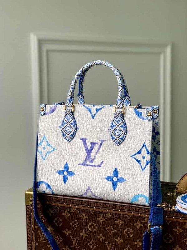 Louis Vuitton LV On The Go Pochette With OG Double Box & Dust Bag Coin Pouch