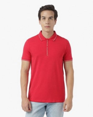 Armani Exchange Logo Print Premium Polo T-Shirt