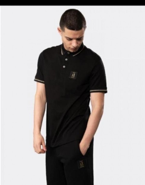 Armani Exchange Embroidery Logo Premium Polo T-Shirt