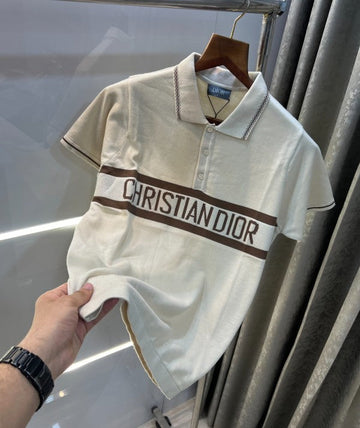 Christian Dior Knitted Imported Polo T-Shirt