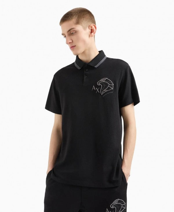 Armani Exchange Embroidery Work Premium Polo T-Shirt