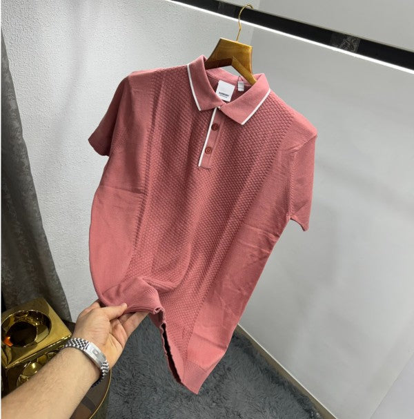 Burberry Knitted Premium Polo T-Shirt