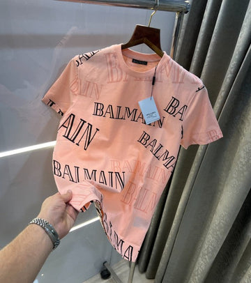 Balmain Paris All Over Printed Imported Premium T-Shirt