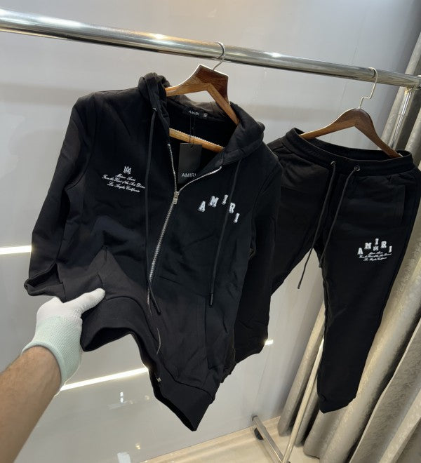 Amiri Black Designer Imported Premium Tracksuit