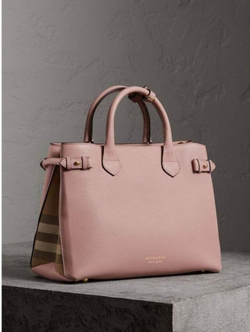 Burberry Medium Banner Handbag With Dust Bag