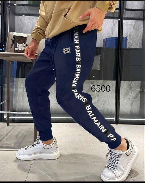 Balmai n Paris White Steel Logo Imported Jogger With Carry Bag