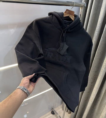 Prada Milano Embroidery Logo Premium Hoodie