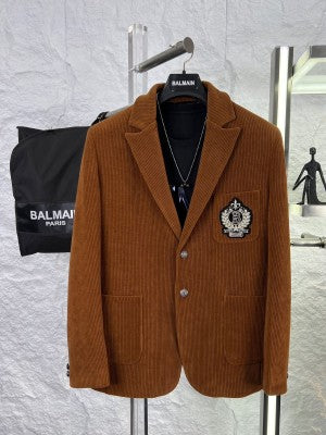 Balmain Paris Embroidery Logo Imported Premium Blazer