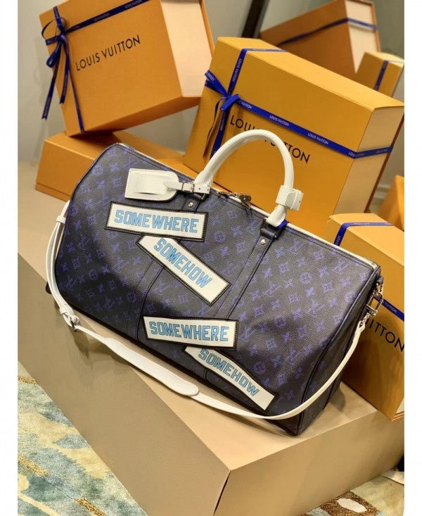 Louis Vuitton Keepall Bandoulire Somewhere Somehow Premium Unisex Duffle Bag