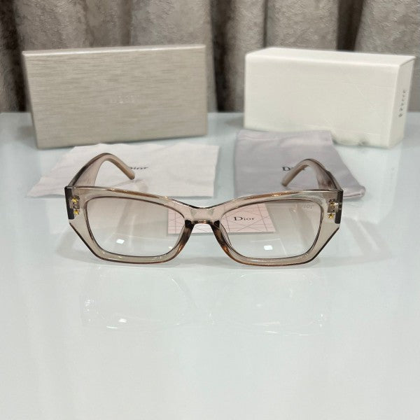 Christian Dior Brown Transparent Star Edition Designer Luxury Glasses