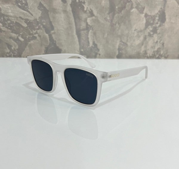 Gucc i Matt White With Black Luxury Shade