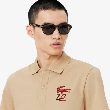Lacoste Beige Logo Work Classic Polo T-Shirt