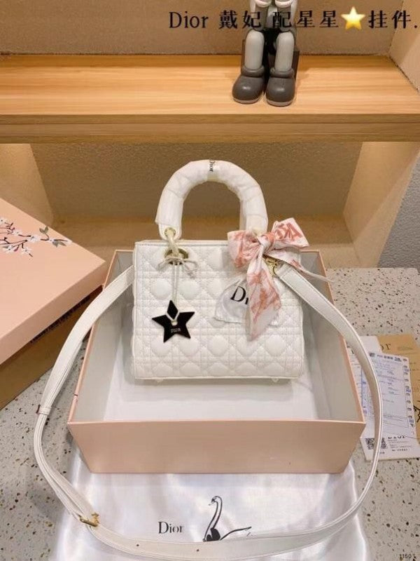 Dior Lady My ABC Elite Quality With OG Box & Dus Bag & Scarf WIth Star Charm