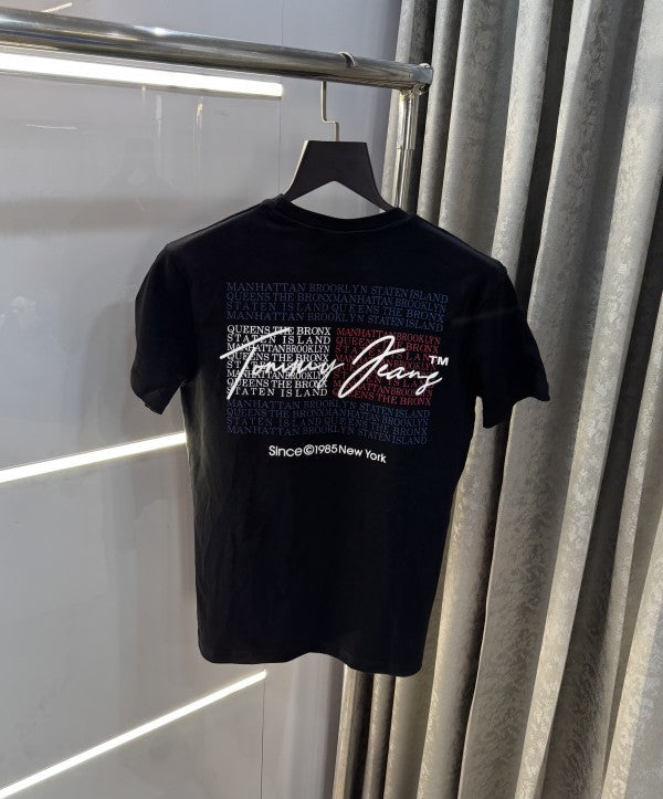 Tommy Hilfiger Black Back Print Premium T-Shirt
