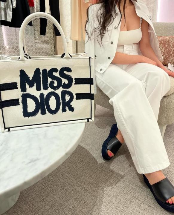 Miss Dior Book Tote – With Original Box, Dust Bag & Scarf