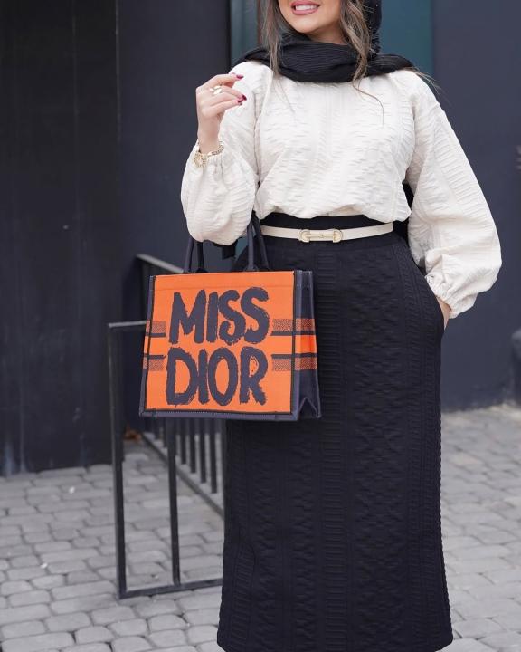 Miss Dior Book Tote – With Original Box, Dust Bag & Scarf