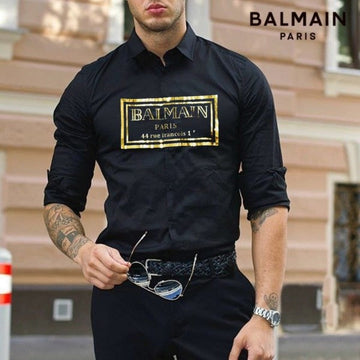 Balmain Paris Logo Print With Premium Box Packing And Carry Bag