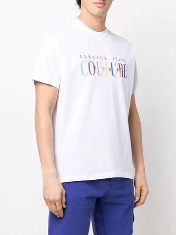 Versace Couture White Logo Print Imported T-Shirt