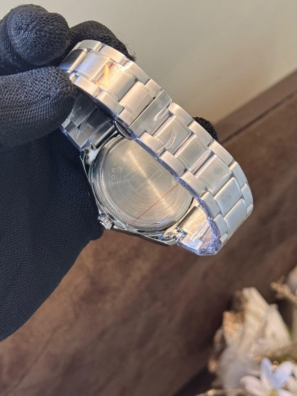 Tommy hilfiger Silver Blue Dial Premium Watch