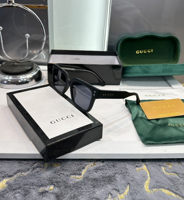 Gucci All Black Matt Luxury Shade  Sunglasses