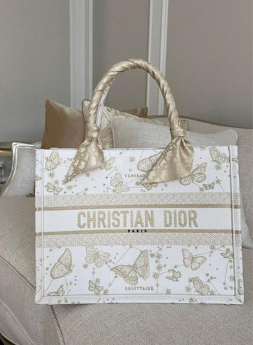 Dior Book Mini Tote Premium Oblique With OG Box & Dust Bag & Scarf