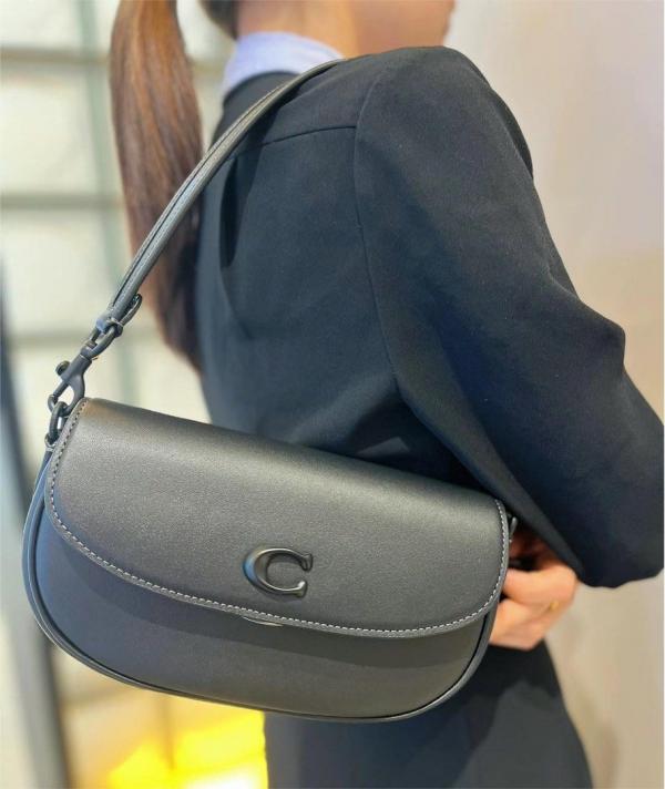 Coach Emmy Saddle Premium Crossbody Shoulder Bag With OG Double Box