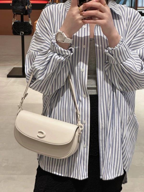 Coach Emmy Saddle Premium Crossbody Shoulder Bag With OG Double Box