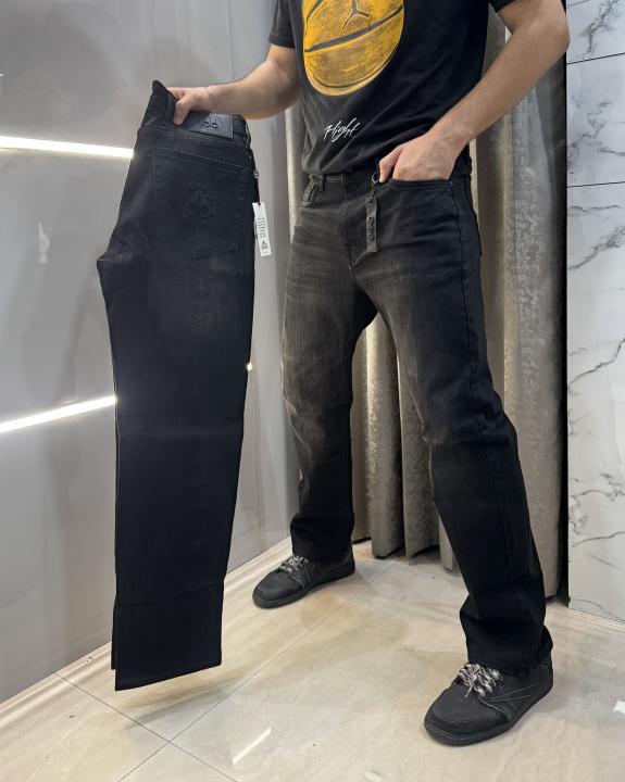 Moose Knuckles Carbon Black Imported Premium Straight Fit Denim