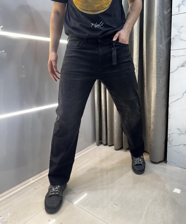 Moose Knuckles Carbon Black Imported Premium Straight Fit Denim